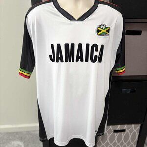 Men's Brand New Jamaican Short-Sleeved Shirt/Jersey #62 Size 2XL